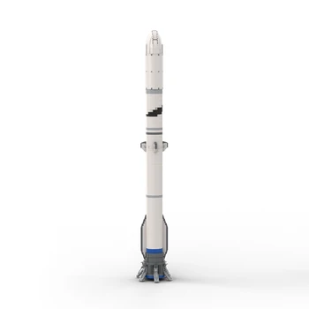 1:110 Saturn V Мащаб New Глен Rocket Градивен елемент на MOC Origin Космически Кораб Vehilce Тухлена Модел Играчки САМ Подарък За Рожден Ден