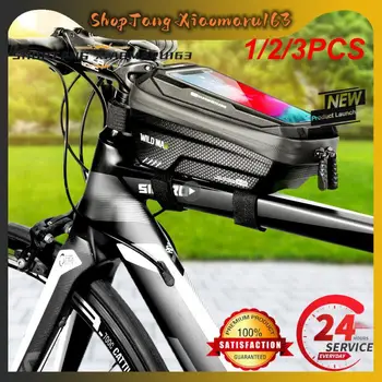 1/2/3ШТ Велосипедна чанта MAN X2 от EVA с твърд корпус, водоустойчив сензорен екран, с голям капацитет, пътен, Планинско колоездене, Антивибрационный колоездене
