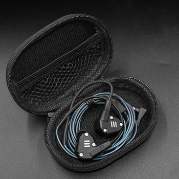 1-3 бр. калъф за слушалки, овални чанта за съхранение, преносими слушалки с кабел, черен кутия за съхранение от изкуствена кожа, органайзер за ДОГОВАРЯЩИЯ ГВА BA10 AS10 ES4