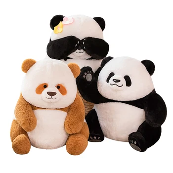 1 бр., 30 см, сладки плюшени играчки с гигантски пандой, скъпа възглавница с изображение на мечка Панда, мека за деца, момичета, рожден Ден, коледа, Коледни подаръци