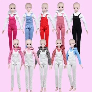 1 комплект Аксесоари за Кукли 60 см, Облекло, риза и панталони за кукли 1/3 BJD, Плюшени костюм, рокля цвят Мути за Момичета, играчки BJD