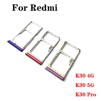 10 бр. за Xiaomi Redmi K30 K30 Pro 4G 5G тава за sim-карти, слот за притежателя, Резервни части