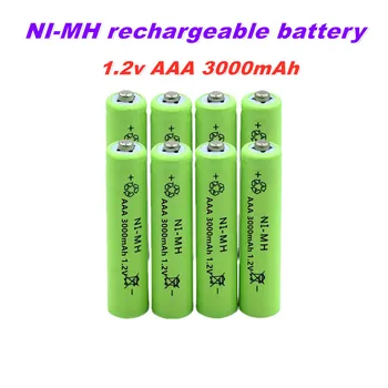 100% чисто Нов 1,2 НА НИМХ AAA батерия от 3000 mah акумулаторна батерия ni-mh батерии ААА акумулаторна батерия за играчки с дистанционно управление
