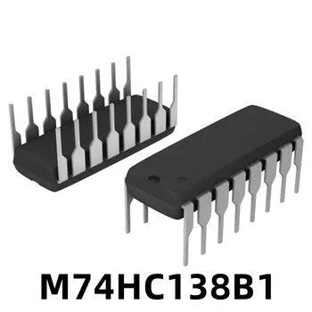 1БР Оригинален M74HC138B1 74HC138 Директен немюсюлмани DIP-16 38 Декодер/логически чип декодер