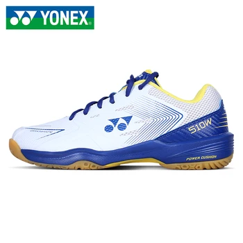2019 Ново записване, обувки за бадминтон Yonex, широки суперлегкие спортни маратонки в възглавница за мъже и Жени Shb 510wcr