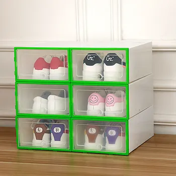 2020 Новата Прозрачна Пластмасова А Обувките Скоростна Кутия За Съхранение На Обувки А Обувките Скоростна А Обувките Кутия С Панти Капак Кутия За Съхранение На Обувки Артефакт Задебеляване