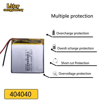 3,7 На 600 ма 404040 литиево-полимерна акумулаторна батерия за MP3 MP4, MP5 GPS литиево-полимерна батерия