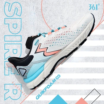 361 Градус марафонские маратонки мъжки леки маратонки за бягане пешеходни маратонки на възглавницата дамски спортни обувки SpireR
