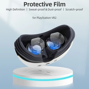 4 бр. защитно фолио за VR-лещи за очила PS VR2, прозрачен филм за VR-точки, защита на екрана от надраскване, филм за VR-точки