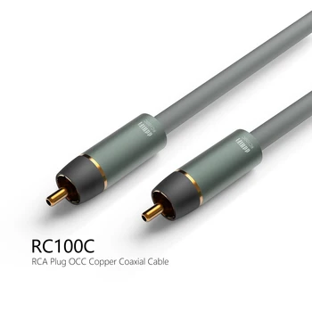 DDHiFi RC100C RCA Конектор OCC коаксиални Медни кабели