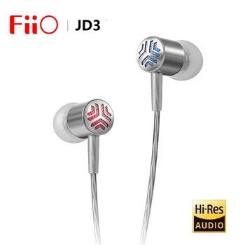 FiiO JadeAudio JD3 Hi-Fi Аудио Слушалки в ушите IEM Музикални Слушалки Динамичен Водача основната част Слушалки с HD Микрофон Корпус от неръждаема Стомана