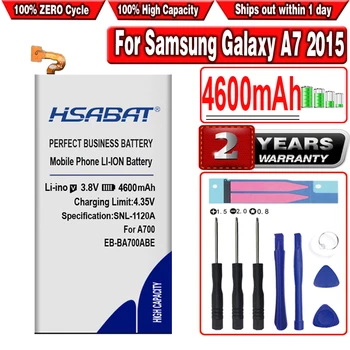 HSABAT 4600 mah EB-BA700ABE Батерия за Samsung Galaxy A7 2015 A700F A700H A700K A700X A700YD A7000 A7009 A700 A700FD A700S A700L