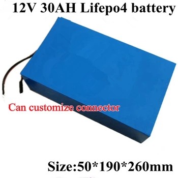 Lifepo4 12 В 30ah 30000 ма Lifepo4 Батерии Литиева Батерия за Напрежение 12 350 W Електрически Скутер Количка за Голф + 2A Зарядно Устройство