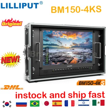 Lilliput BM150-4KS Излъчване 15,6-инчов HDR 3D LUT Color space с преносим 4K-режиссерским монитор 3840x2160, съвместими с SDI, HDMI и VGA