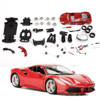 Maisto 1:24 Ferrari Enzo Версия на събиране, модел на колата от сплав, формовани под налягане модел метална играчка кола, колекция висока симулация, подаръци за деца