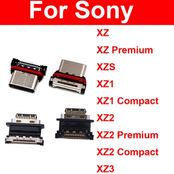 Micro USB Порт За Зареждане на Sony XZS XZ Premium XZ1 Compact XZ2 Premium XZ2 Compact XZ3 Mini USB Зарядно Устройство за Док конектора на резервни Части