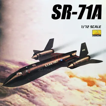 MINIHOBBYMODELS 80201 1/72 САЩ SR-71A Черната Птица Разузнавателен Самолет В Събирането на Модела Комплекти За Гандама Военно Хоби, Направи си Сам