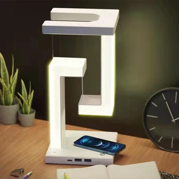Xiaomi Mijia Окачен антигравитационный лека нощ 10 W с безжична зареждане, богат на функции настолна лампа с регулируема яркост, настолна лампа за вашия интериор на спалнята