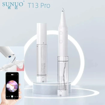 Youpin SUNUO Rinse Интелигентен визуален пречистване на зъбите T13 Pro IPX7 Водоустойчив стоматологичен скалер за почистване на зъбен камък