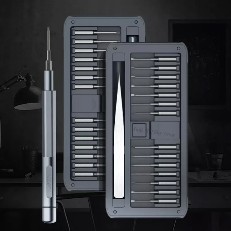 30 В 1 Многофункционален Набор от Прецизни Отвертки за Ремонт на DIY Взаимозаменяеми Инструмент с Дръжка от алуминиева Сплав за Xiaomi