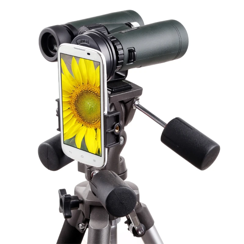 Универсален адаптер за камера на мобилен телефон Планина за телескоп за смартфон