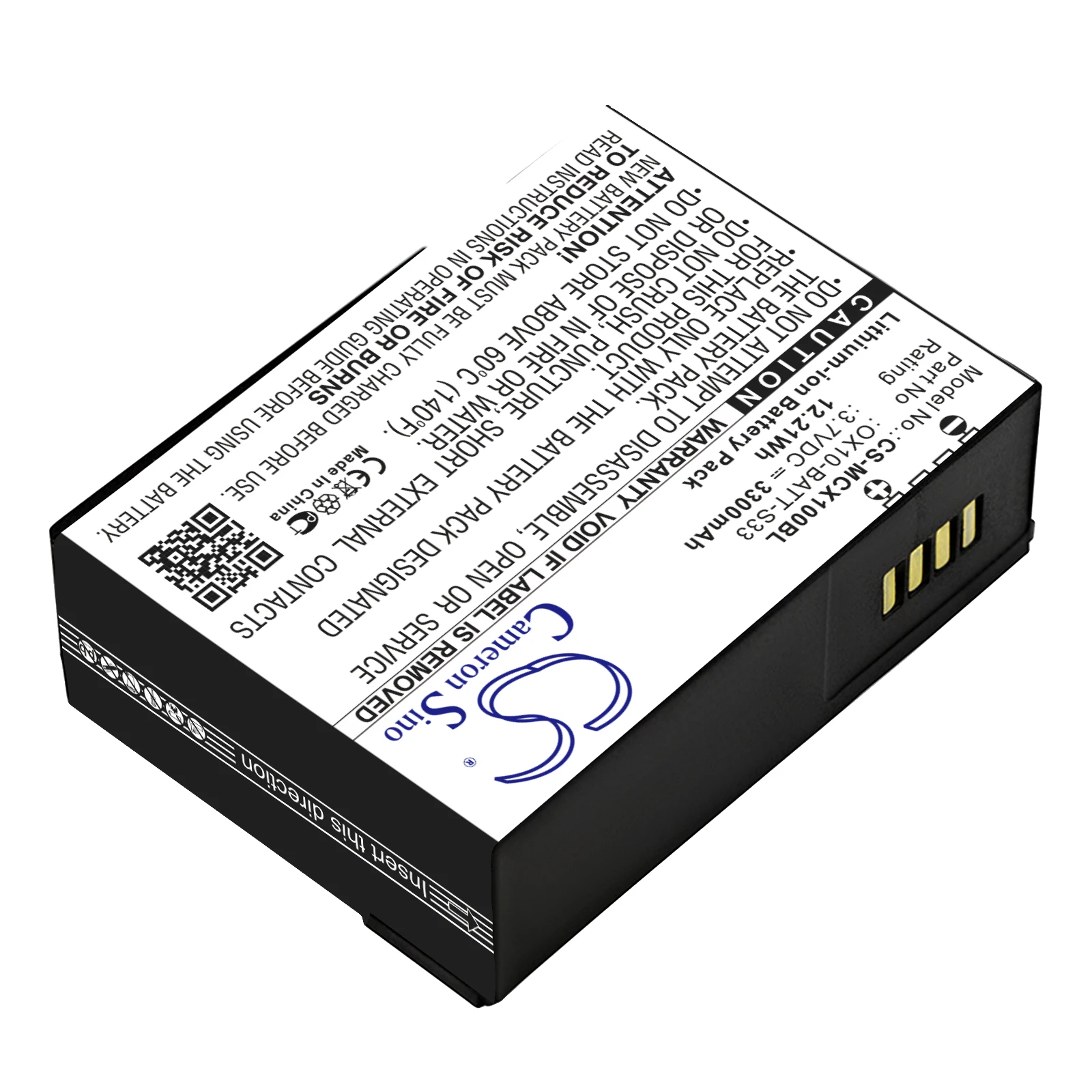 Батерия за баркод скенер M3 Mobile OX10-BATT-S33 Orange OX10 OX10 RFID 3,7 Волта, с Капацитет 3300 mah