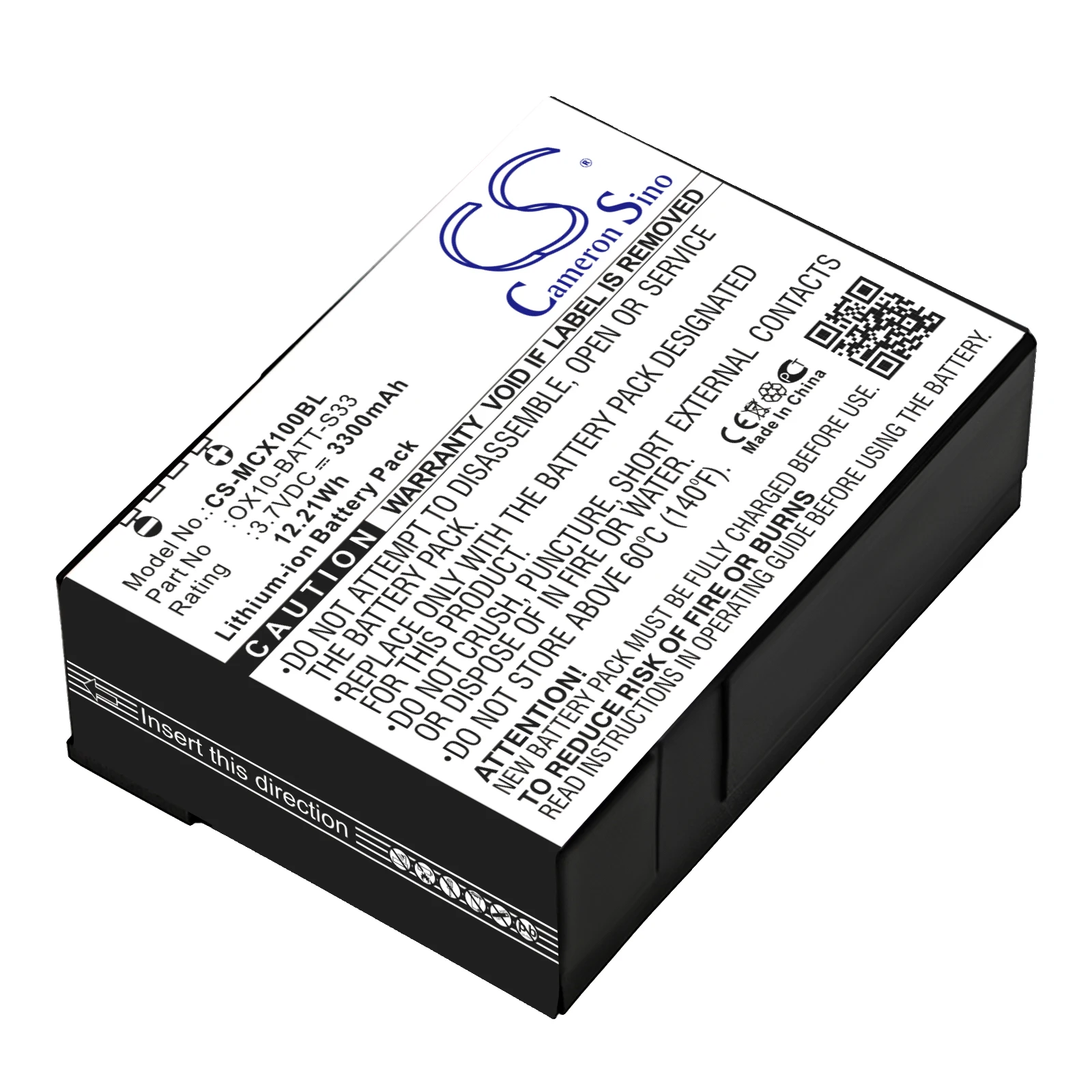 Батерия за баркод скенер M3 Mobile OX10-BATT-S33 Orange OX10 OX10 RFID 3,7 Волта, с Капацитет 3300 mah