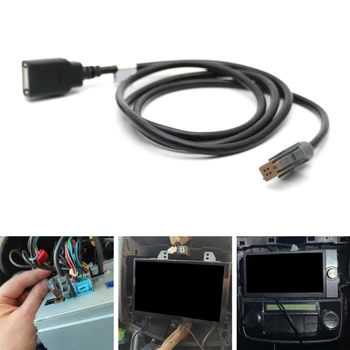 Автоматичен аудио вход Aux Тел за трансфер на Мултимедийни Данни, Plug към USB адаптер, Авто Аудиоприемник за 207 307 308 408 508 RD43 RD45 RD9 броя на твоите cd4