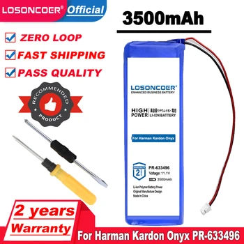 Батерия LOSONCOER 3500 ма PR-633496 за Harman Kardon Onyx PR-633496, безплатни инструменти