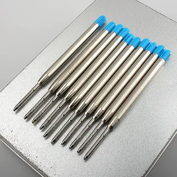 Висококачествена Универсална синя химикалка писалка за зареждане на касетата с мастило, Канцеларски материали за офиса и училище