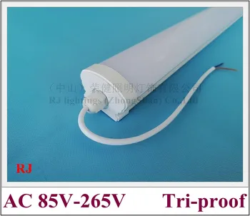 водоустойчива IP65 led лампа tri-proof tube led лампа tri-proof tube AC85V-265V SMD 2835 600 мм, 18 W/1200 мм, 36 W/1500 мм 48 W