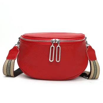 Дамска чанта-тоут, женствена чанта от естествена кожа, с висококачествена чанта от телешка кожа, модерен дамски чанта през рамо, дизайнерски дамски чанти-месинджър