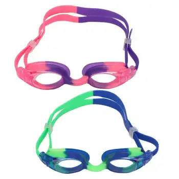Детски очила за плуване с висока разделителна способност, херметически затворени, фарове за мъгла, регулируеми Очила за плуване за момичета и момчета, удобни