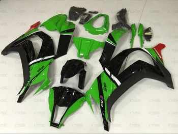 за Kawasaki ZX10r 2011-2015 Тялото Ninja ZX-10r 2011 Зелено-Черен, Пълен Бодикит Ninja ZX-10r 2014 Кожух, Небоядисана