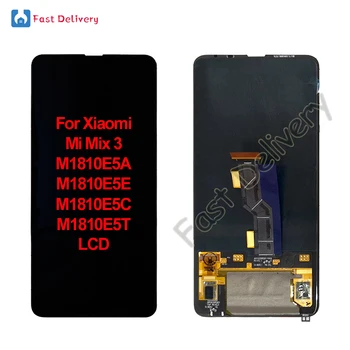 За Xiaomi Mi Mix 3 LCD дисплей с сензорен екран Дигитайзер в Събирането на Origina За Xiaomi Mix 3 M1810E5A M1810E5E M1810E5C M1810E5T lcd