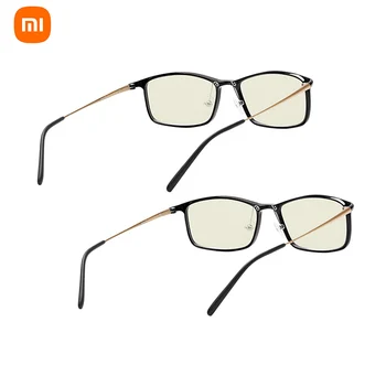 Защитни очила Xiaomi Mijia със защита от синя светлина, блокиране на синя светлина, златна пластмасов смесена дограма, защита на очите за офис работник