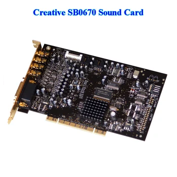 Звукова карта Creative SB0670 X-Fi Sound Blaster с вътрешен PCI 24-битов декодиране на DTS музика, филми, игри