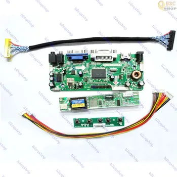 Комплект инвертор Lvds LCD движеща сила - Преобразува LP171W01-A4K1 1440X900 в монитор, който е съвместим с HDMI + DVI + VGA