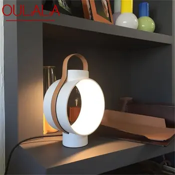 Креативна настолна лампа OULALA под формата на барабан, модерна настолна лампа за Декорация на дома, детска спалня