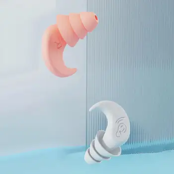 Леки слушалки за сън в общежитието със защита от шум, трехслойные силиконови накрайници за уши за ежедневна употреба