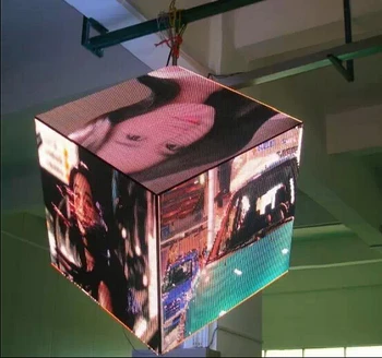 Магически куб Led Екран Прозорец Led Екран За Украса 3D led Екран на дисплея