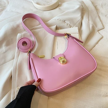 Малка Дамска чанта Bolsas под Мишниците, Тенденция Модерна Луксозна Дизайнерска чанта 2023, Пътни Чанти Y2k, Дамски Чанти-тоут на рамото