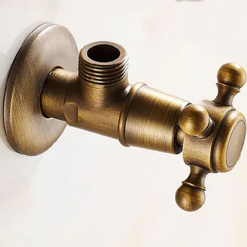 Месинг триъгълни клапан 1/2 *1/2, контролния клапан за вода, клапан за вода от чешмата в банята