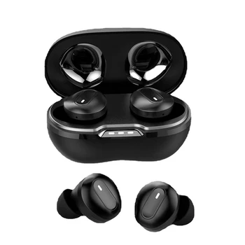 Мини Невидими TWS Bluetooth слушалки слушалки за сън Звукоизолирани слушалки HI FI стерео тъчпад слушалките с шумопотискане