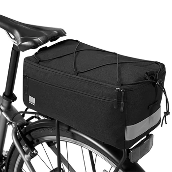 Многофункционална велосипедна изолирано чанта-хладилник за багажник, чанта за задна седалка на мотора, багажная полк, чанта за багаж, Аксесоари за велосипед