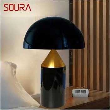 Модерна настолна лампа SOURA Креативен дизайн Грибовидный нощни led лампа за дома