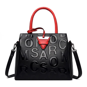 Модерни дамски чанти от изкуствена кожа с голям капацитет, дамски чанти-тоут, висококачествени Дамски ежедневни чанти през рамо