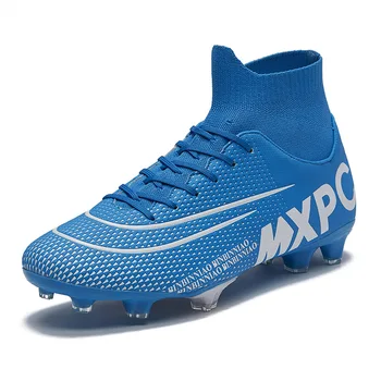 Мъжки футболни обувки, юношески дишащи футболни обувки, професионално игралното поле, футболни обувки, TF/FG, за възрастни, детски маратонки голям размер 45
