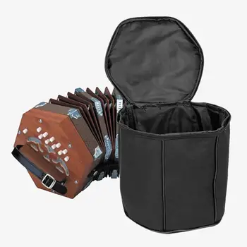 На живо чанта-гармошка от плат Оксфорд, Износостойкая черна професионална чанта-гармошка за инструменти