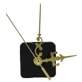Направи си САМ Часовник Пластмаса + Метална Текстура Творчески стенен часовник-Ретро Стенен часовник Механизъм Аксесоари Злато